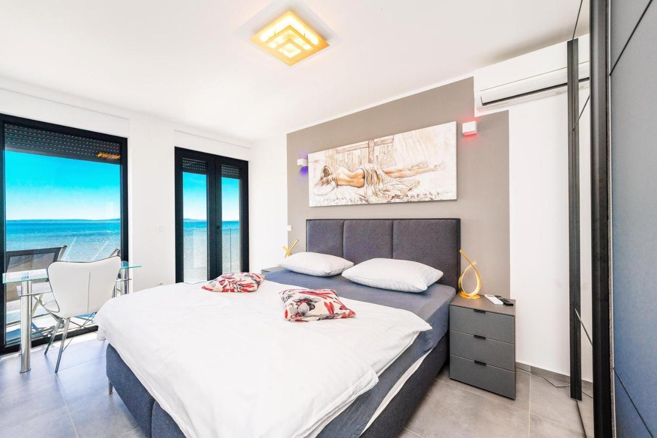 Jimmys Beach direkt am Meer mit Pool Privlaka  Exterior foto